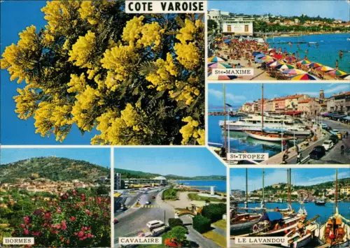 CPA Saint-Tropez COTE VAROISE Ste-MAXIME St-TROPEZ LE LAVANDOU 1979