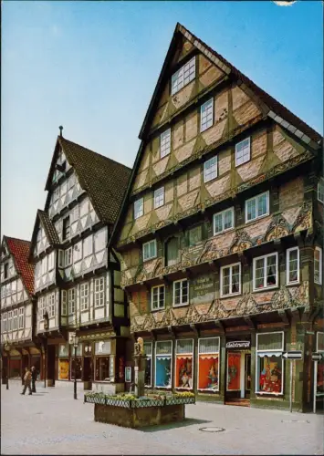 Ansichtskarte Celle Poststraße mit Hoeppner-Haus 1976
