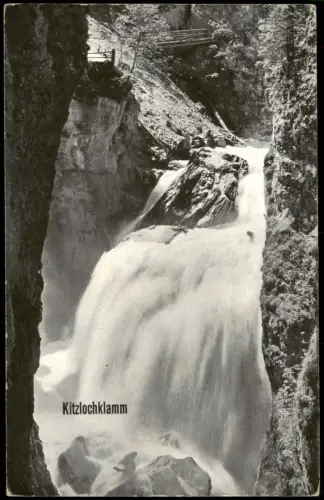 Ansichtskarte Taxenbach Kitzlochklamm 1912