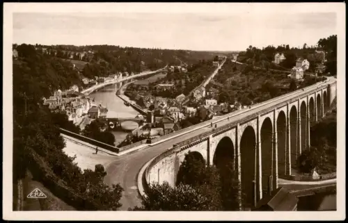 CPA Dinan DINAN Viaduc de Lanvallayet Vallée de la Rance 1940