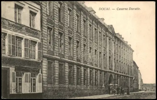 CPA Douai Dowaai Kasernen Gebäude Caserne Durutte 1915   1. Weltkrieg Feldpost