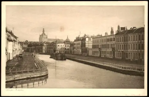 CPA Douai Dowaai DOUAI-KANAL 1917   Feldpost gelaufen