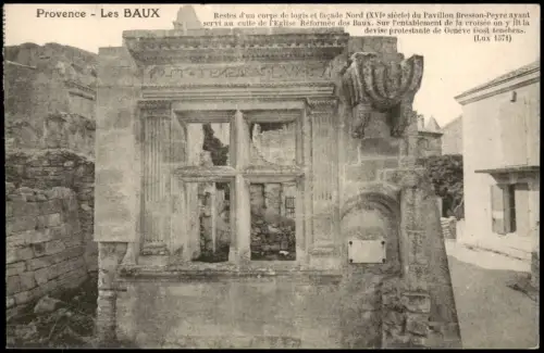 CPA .Frankreich Provence Les BAUX Haus Fassaden-Ansicht 1910