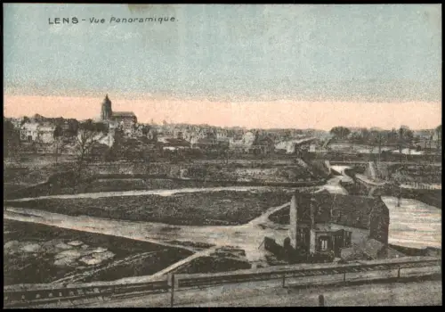 CPA Lens (Pas-de-Calais) Panorama-Ansicht LENS Vue Panoramique 1910