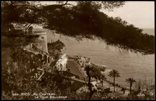 CPA Nizza Nice Umland-Ansicht NICE AU CHATEAU LA TOUR BELLANDA 1920