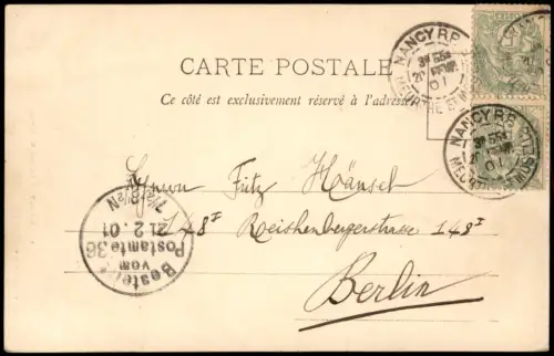 CPA Nancy Kirche EGLISE St. EPVRE 1901