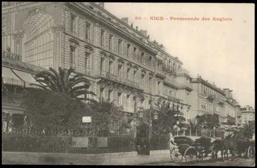 CPA Nizza Nice Promenade des Anglais 1912