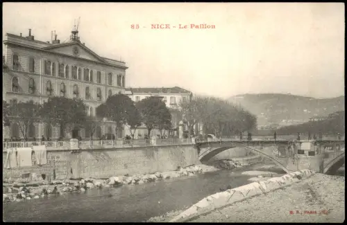 CPA Nizza Nice Le Paillon 1913