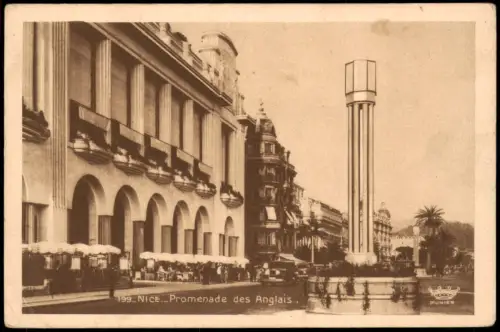 CPA Nizza Nice Promenade des Anglais. 1928