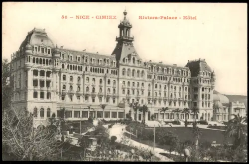 CPA Nizza Nice Riviera-Palace - Hôtel Cimiez 1913