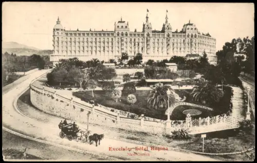 CPA Nizza Nice Excelsior Hotel Regina Cimiez 1913