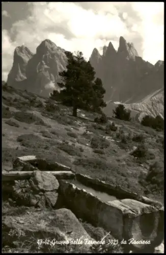 .Trentino-Südtirol Gruppe delle Fermede da Rasciesa Raschötz 1964