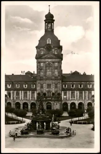 Ansichtskarte Mannheim Partie am Rathaus 1938