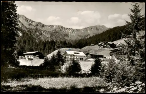 Ansichtskarte Baad (Kleinwalsertal) Ortspartie 1962