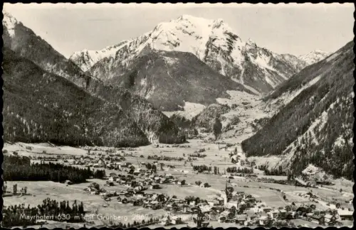 Ansichtskarte Mayrhofen Blick auf die Stadt 1967