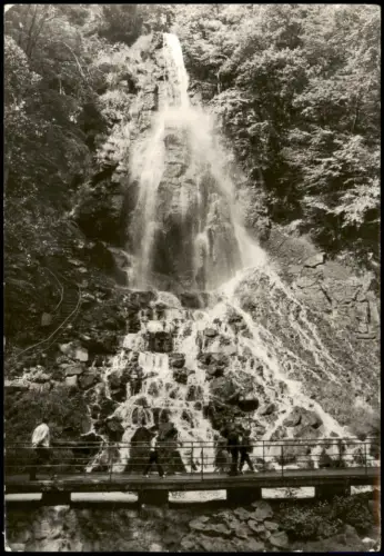 Ansichtskarte Herges-Vogtei-Trusetal Der Trusetaler Wasserfall 1983
