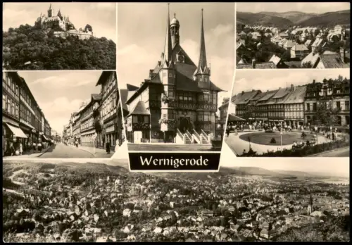 Ansichtskarte Wernigerode Stadtteilansichten Straßen Plätze 1967
