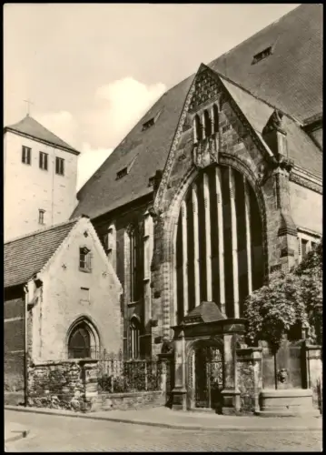 Ansichtskarte Freiberg (Sachsen) Partie am Dom Fotokarte 1968
