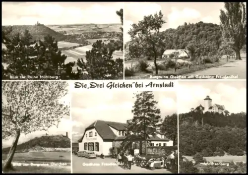 Ansichtskarte Arnstadt Wachenburg Ruinen Gasthaus 1971