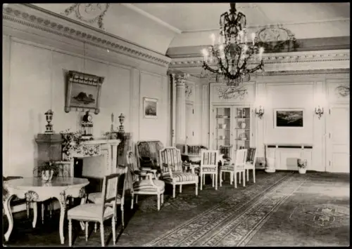 Potsdam  Cecilienhof: Postdammer Abkommen Empgangsraum sowjet Delegation 1961