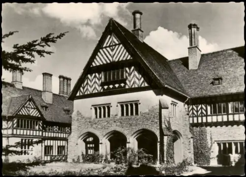 Ansichtskarte Potsdam Schloss Cecilienhof - Innenhof 1961