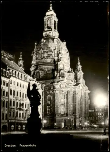Dresden Frauenkirche vor Zerstörung durch anglo-amerikanische Bomber 1945 1976