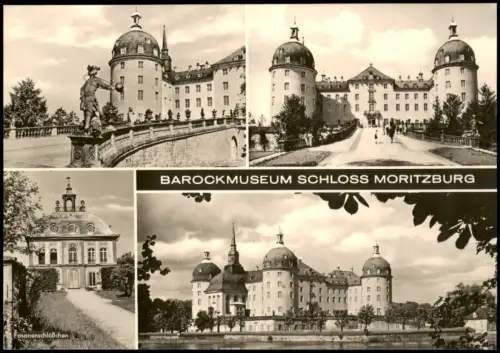 Ansichtskarte Moritzburg Kgl. Jagdschloss - Mehrbild 1970