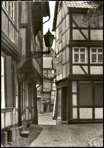 Quedlinburg Fachwerkensemblezwischen Marktkirchhof und Breiter Straße 1979
