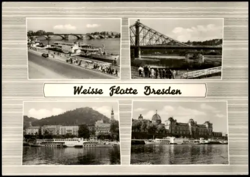 Dresden Sächsische Dampfschifffahrt (Weiße Flotte DDR Dresden) 1967
