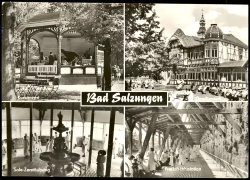 Bad Salzungen  Gradierwerk, Sole-Zerstäubung, Freiluft-Inhalation 1980
