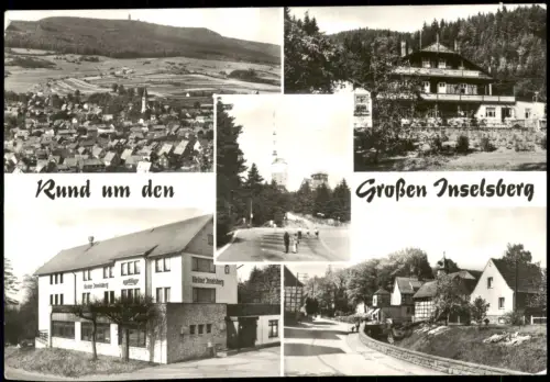 Ansichtskarte Brotterode Friedrichroda, Inselberg, Tabarz 1988