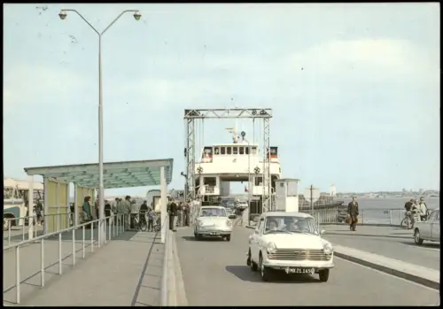 .Dänemark - Dänemark Fanoe Ferry Færgen Fanø Fanö Autofähre 1981