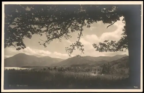Ansichtskarte Bad Wiessee Fernblick auf die Stadt 1929