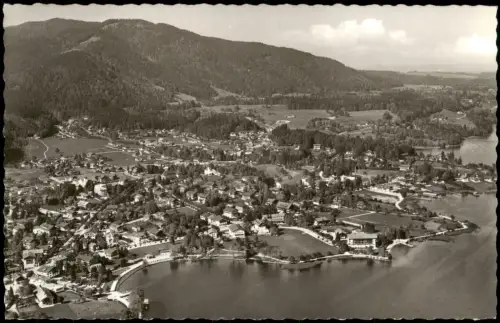 Ansichtskarte Bad Wiessee Luftbild Fliegeraufnahme aus großer Höhe 1965