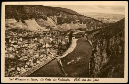 Ansichtskarte Bad Münster am Stein-Ebernburg Nahetal und Stadt 1939