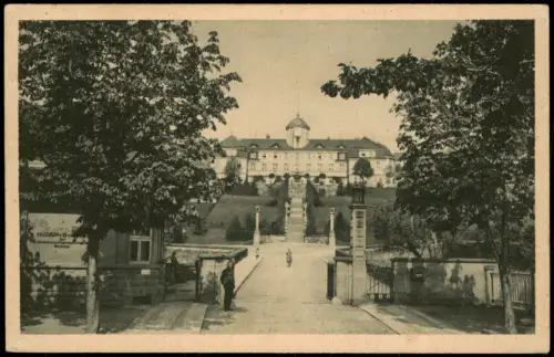 Bad Gottleuba-Bad Gottleuba-Berggießhübel Eingang zur Heilstätte 1927