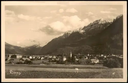 Ansichtskarte Lienz Partie an der Stadt 1930