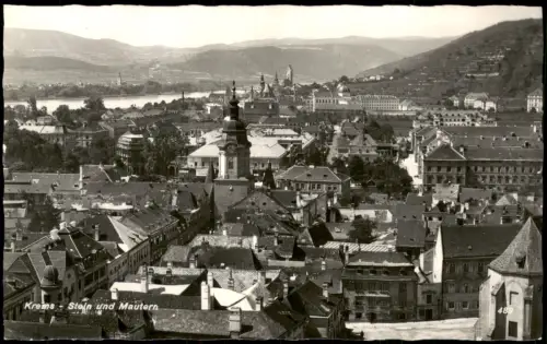 Ansichtskarte Krems (Donau) Blick über die Stadt 1965