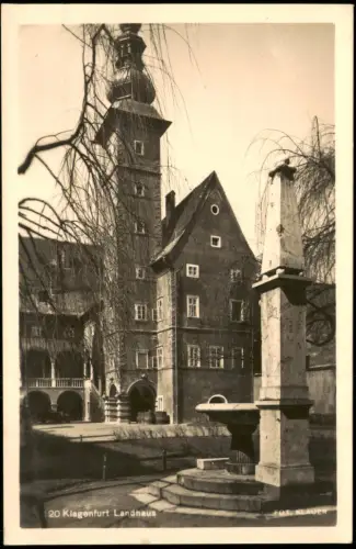 Ansichtskarte Klagenfurt Landhaus 1930