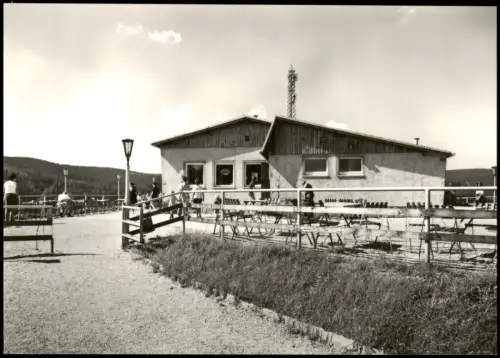 Ansichtskarte Klingenthal Gaststätte im Tierpark zur DDR-Zeit 1975