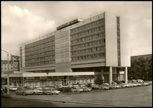 Ansichtskarte Leipzig Interhotel Stadt Leipzig zur DDR-Zeit 1970