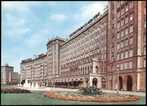 Ansichtskarte Leipzig Ringbauten Ring-Café zur DDR-Zeit 1972