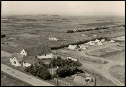 Postcard Hanstholm Nordjylland Luftbild Luftaufnahme Campingplatz 1964
