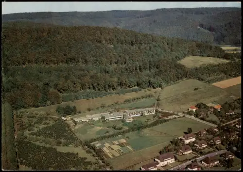 Ansichtskarte Bad Pyrmont Luftbild Sanatorium Dr. Buchinger Klinik 1964