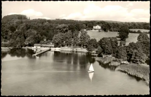 Ansichtskarte Sielbeck-Eutin Luftbild See Restaurant Bootssteg 1967