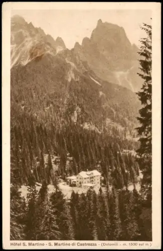 Sankt Martin am Sismunthbach San Martino di Castrozza Hôtel S. Martino 1928