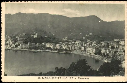 Cartolina Santa Margherita Ligure Santa Margaita Panorama 1924