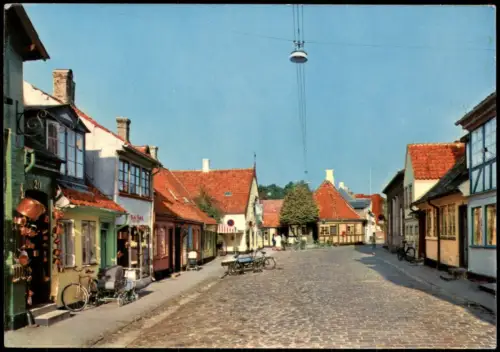 Postcard Odense (Dänemark) Hans Jensensstræde Odense 1970