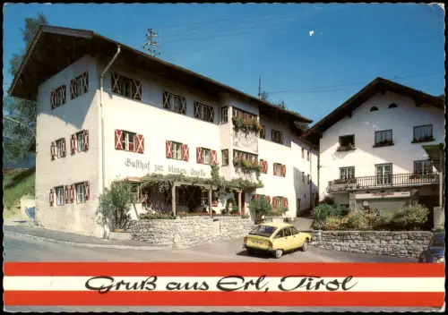 Ansichtskarte Erl Tirol Gasthof BLAUE QUELLE, Auto Citroen 1968