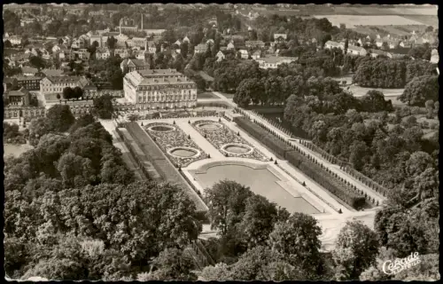Ansichtskarte Brühl Luftbild Schlß Brühl Fotokarte 1979